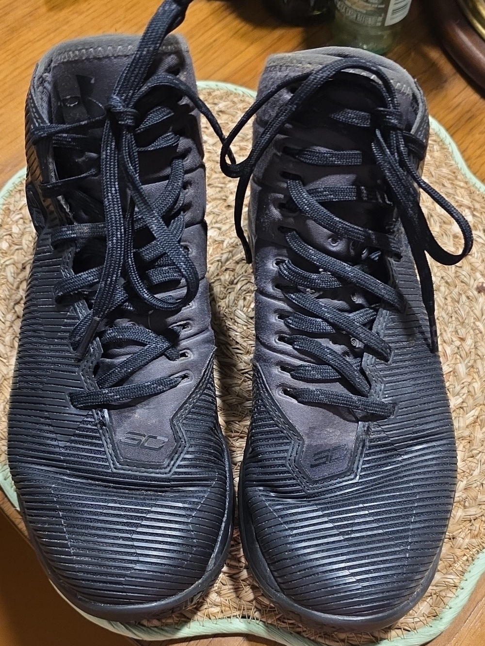 Under Armour Curry Boys Black Basketball Shoes